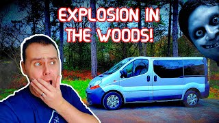 CREEPY Night Van Camping In A Haunted Woodland  Stealth Camping UK [upl. by Jacinto993]