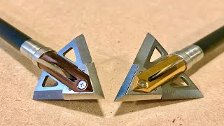 AFFLICTOR FIXED BLADE Broadhead Battle K2 vs EXT [upl. by Ilak331]