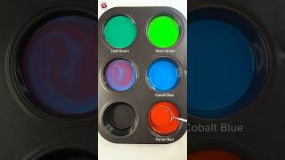 Liquid color mixing  ASMR  Comment for more paintmixing colormixing mixedcolors asmr [upl. by Ibrad]