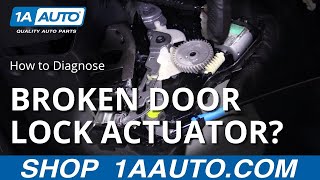 Car Door Lock Not Working Right How to Diagnose Door Lock Actuator [upl. by Giffy516]