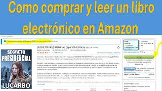 Cómo comprar y leer un eBook en Amazon [upl. by Lilllie645]