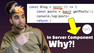 Async Function for Server Components in NextJS  A practical explanation [upl. by Eirhtug]