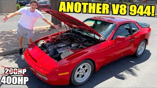 No One Bid On This V8 Swapped Porsche 944 Turbo at Auction SO WE BOUGHT IT [upl. by Ohl947]