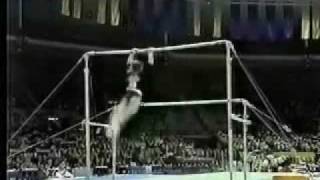 Boriana Stoyanova  1988 Olympics Team Compulsories  Uneven Bars [upl. by Ahseel340]