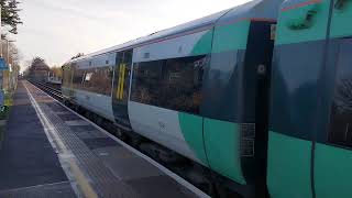 Southern Class 377 146 Electrostar Departing From Barnham The 29th of November 2024 [upl. by Phina]