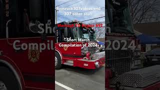 Wantagh Fire Department Engine 692 Short March Compilation of 2024 [upl. by Salomone486]