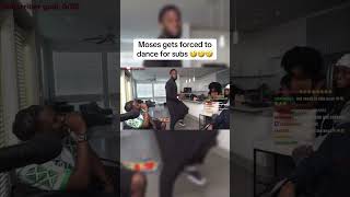 MosesLdn Dances For The Subs 🤣 [upl. by Aymahs]