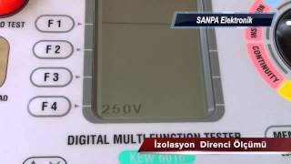 İzolasyon Direnci Ölçümü  SANPA Elektronik [upl. by Francklyn491]