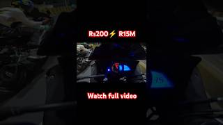 Rs200 vs R15M 🚀  r15m rs200 shortsyoutube shortsvideo shortsviral shortsfeed [upl. by Sculley711]