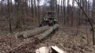 Holzrücken mit Deutz 6206 AS und Ritter Forstaufbau 😁🌲🚜 [upl. by Sy572]