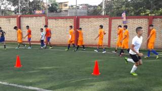 Entrenamiento Tecnico de futbol control y pase [upl. by Sedda697]