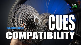 5 of 5 Shimano CUES Compatibility  Linkglide M5100 U6000 MTB 11 Speed [upl. by Panthea]