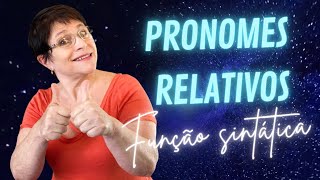 Função sintática dos pronomes relativos [upl. by Ihsar441]