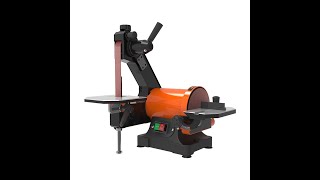 Angle sanding with disc of Allwin 5 inch belt disc sander MM493C allwin woodworking sanders [upl. by Warton]