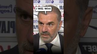 🚨Ange Postecoglou Promises A Trophy🏆 angepostecoglou tottenhamhotspur arsenal footballgossips [upl. by Flora]