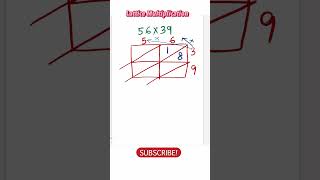 Lattice Method of Multiplication maths vedicmethod ancientmathematics vedic mathstricks [upl. by Ahsenad]