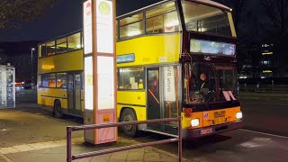 BVG Berlin Traditionsbus  On Board MAN SD202 D88 3680 Line 218HD [upl. by Longwood418]