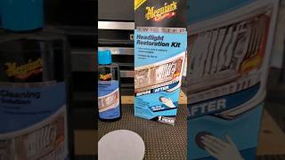 Trying Meguiars Two Step Headlight Restoration Kit [upl. by Yhtomit]