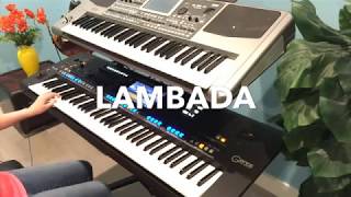 LAMBADA  Kaoma  Cover on Yamaha Genos [upl. by Lupee910]