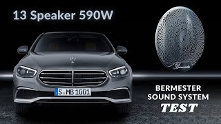 2021 Mercedes E Class Audio Review  Burmester Sound System Test  Are 13 Speakers Any Good [upl. by Gayl]