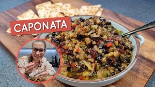 Caponata antepasto de berinjela DELICIOSO fácil e rápido [upl. by Aniham]