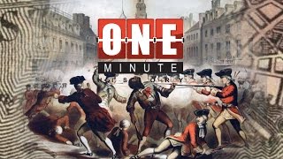 Crispus Attucks and The Boston Massacre  American Revolutionary War  One Minute History [upl. by Odlonyer]