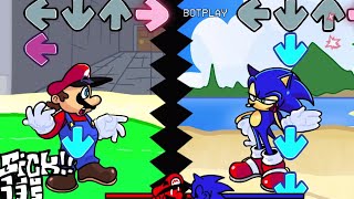 FNF  Mario Vs Sonic  Occasional Rivalry Anniversary Mix Charted [upl. by Phyllys]