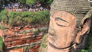 🇨🇳 ⛴ Leshan Giant Buddha Cruise World Heritage Site [upl. by Imoen]