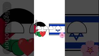 No war Peace ✌️ 🇮🇱🤝🇵🇸 countryballs [upl. by Nad]