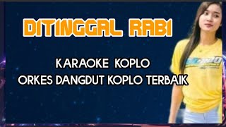 Ditinggal Rabi KaraokeDangdut Koplo Enak No Vokal [upl. by Ymac542]