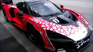 Mc LAREN  RED SUPERCAR  seen in downtown Kelowna BC Canada [upl. by Araek865]