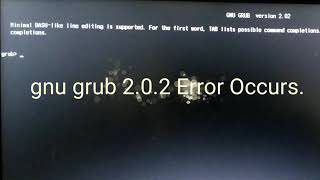 gnu grub 202  ubantu 2004  Linux  ⚡⚡⚡ [upl. by Teage]