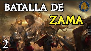 La batalla de ZAMA la MÁS IMPORTANTE de Roma Escipión vs Aníbal Segunda Guerra Púnica Parte 2 [upl. by Tala]