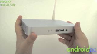 Unboxing PIPO X7 miniPC con SoC Intel Z3736F Quad Core [upl. by Jermaine]