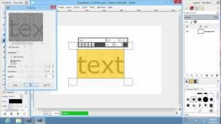 How to Emboss Text in GIMP [upl. by Ydnil247]