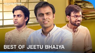 Best Of Jeetu Bhaiya On Prime Video India  Panchayat Permanent Roommates Dry Day Immature [upl. by Enorel]