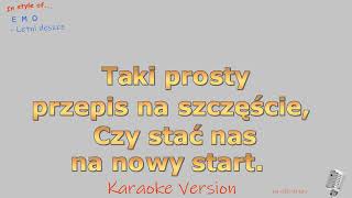 EMO  Letni deszcz  Instrumentalna i Karaoke [upl. by Anole]