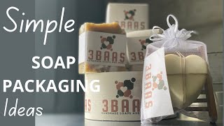 SIMPLE SOAP PACKAGING IDEAS [upl. by Ynnavoj292]