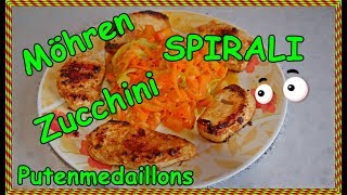 Lurch Spiralschneider Zucchini Zoodles Rezept SoFie Haushalt Unperfekt Perfekt [upl. by Adnovahs]