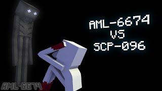 AML6674 VS SCP096  Minecraft Animation Anomalies VS SCPS [upl. by Ahsimak]