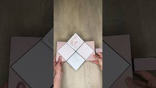 PopUp Card with 4 Square Photos tutorial popupcard [upl. by Ibrik]