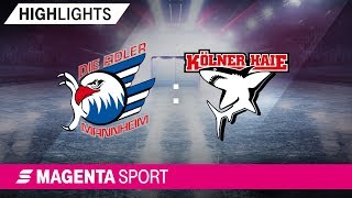 Adler Mannheim  Kölner Haie  Halbfinale Spiel 1 1819  MAGENTA SPORT [upl. by Richer]