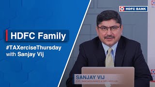 TAXerciseThursday with Sanjay Vij  HDFC Life [upl. by Eittel809]