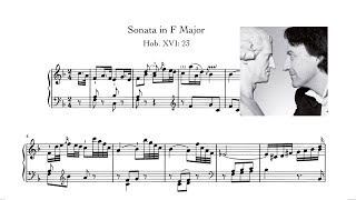 Haydn Sonata in F Major Hob XVI 23 – JeanEfflam Bavouzet [upl. by Adnovoj]