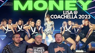 BLACKPINK LISA  MONEY Live at Coachella 2023 REACTION [upl. by Onitsoga60]