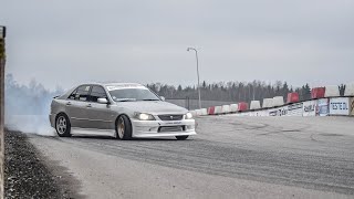 Lexus IS200 1GFE Turbo Drifting [upl. by Aleinad177]