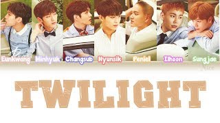 BTOB 비투비  TWILIGHT Lyrics Color CodedENGROMJPN [upl. by Alya]