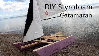 How to Make a Sailboat out of Styrofoam [upl. by Breana]