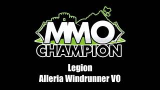 Patch 735  Alleria Windrunner VO [upl. by Snow]