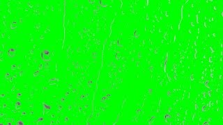 Rain Drops on Glass Window 1080p Green Screen [upl. by Maurreen]